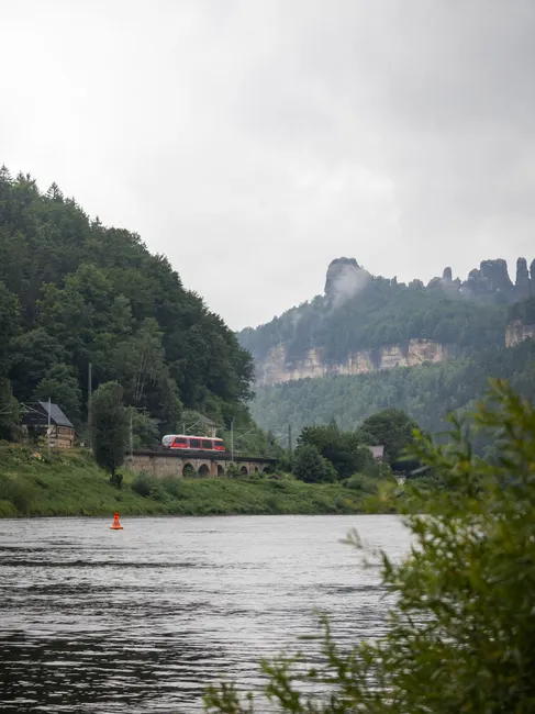 Detail Sächsische Schweiz Elbsandsteinfelsen Aussichtspunkt Number 16