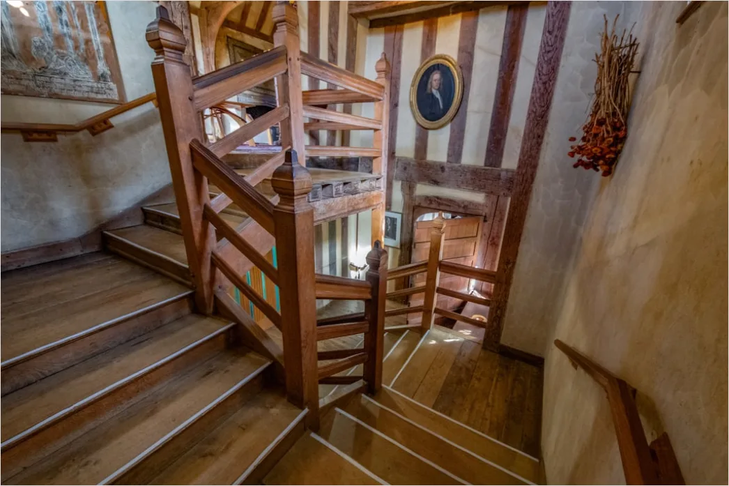 Schloss Besichtigung Treppe Barock Interieur 8336