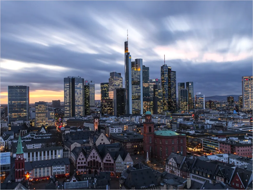 Smartphone Fotografie Stadt Skyline Im Bildschirm Ff36