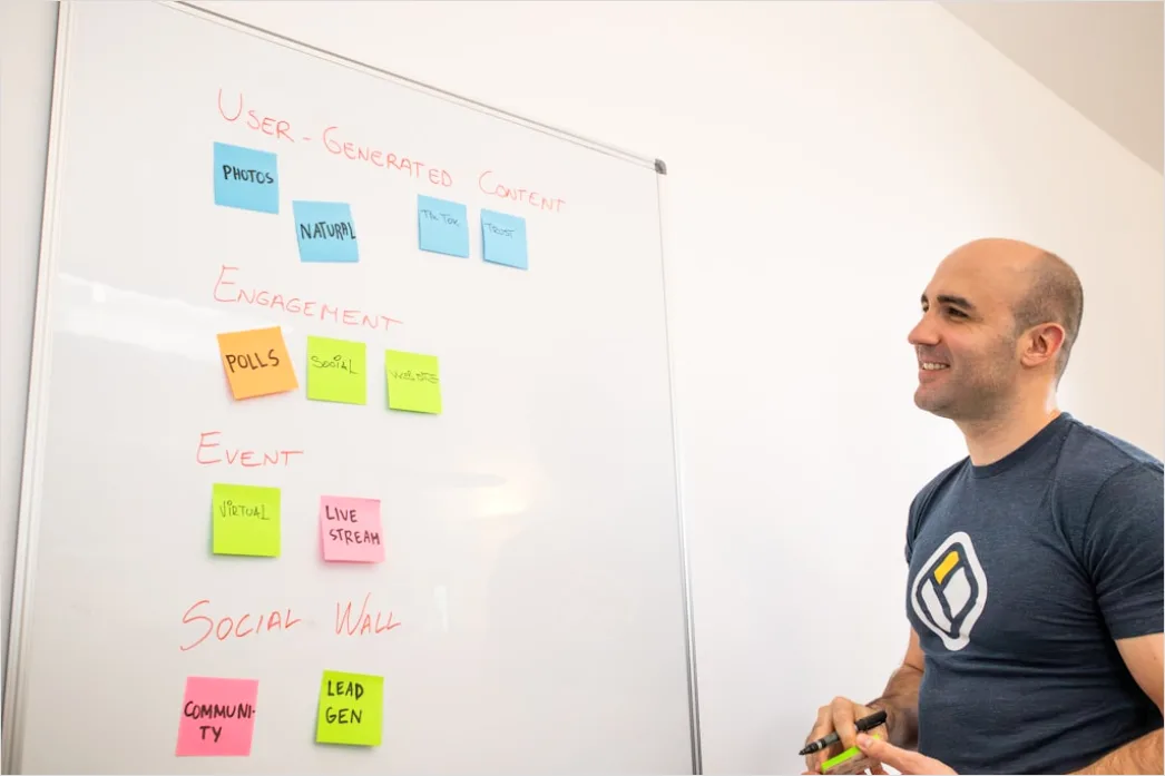 Detail Strategie Workshop Flipchart Mit Diagrammen Foto Number 16