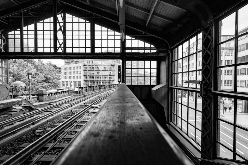 Detail U Bahn Station Architektur Symmetrische Perspektive Number 16