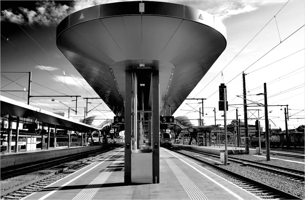 Detail U Bahn Station Architektur Symmetrische Perspektive Number 4