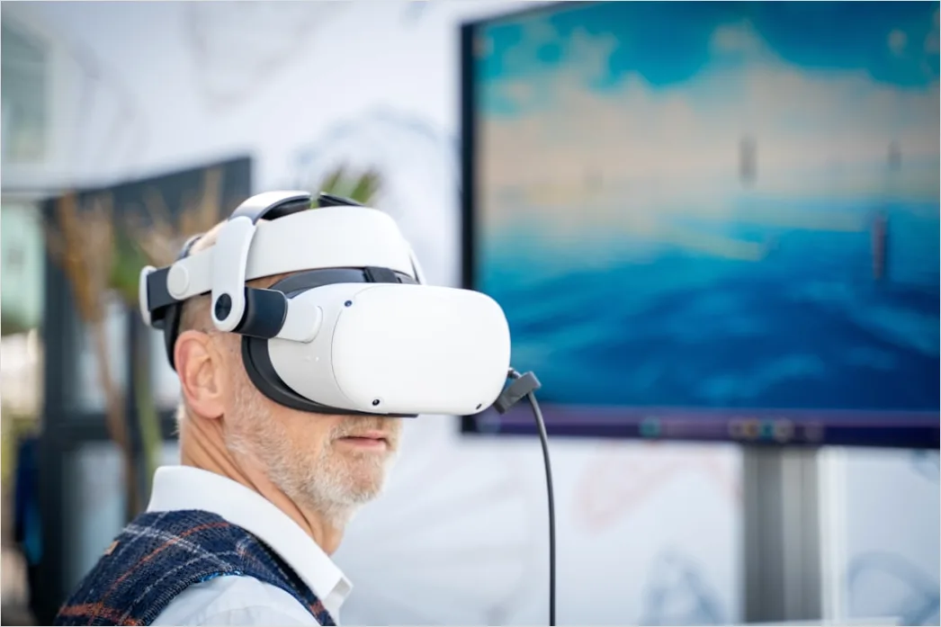Detail Virtueller Showroom Produktdemo In Vr Foto Number 5