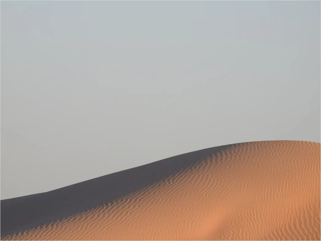 Detail Wüste Sanddünen Spuren Im Sand Minimalistisch Number 4