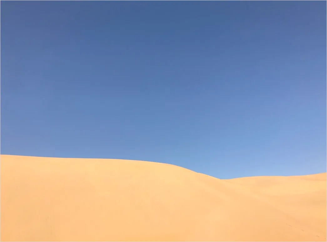 Detail Wüste Sanddünen Spuren Im Sand Minimalistisch Number 5