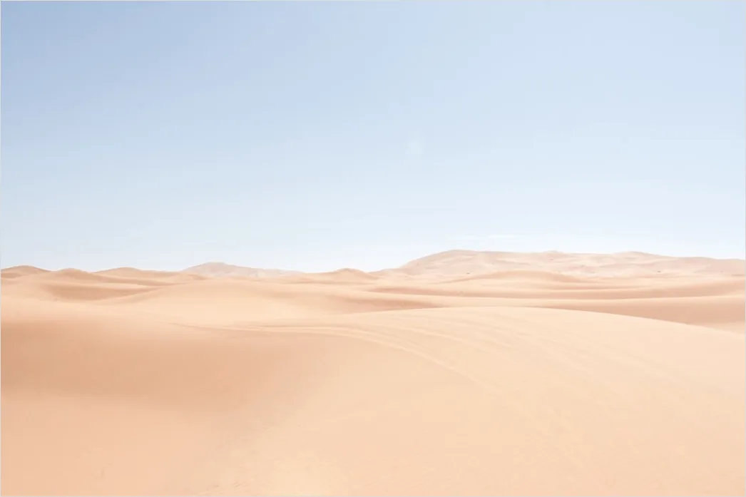 Detail Wüste Sanddünen Spuren Im Sand Minimalistisch Number 7