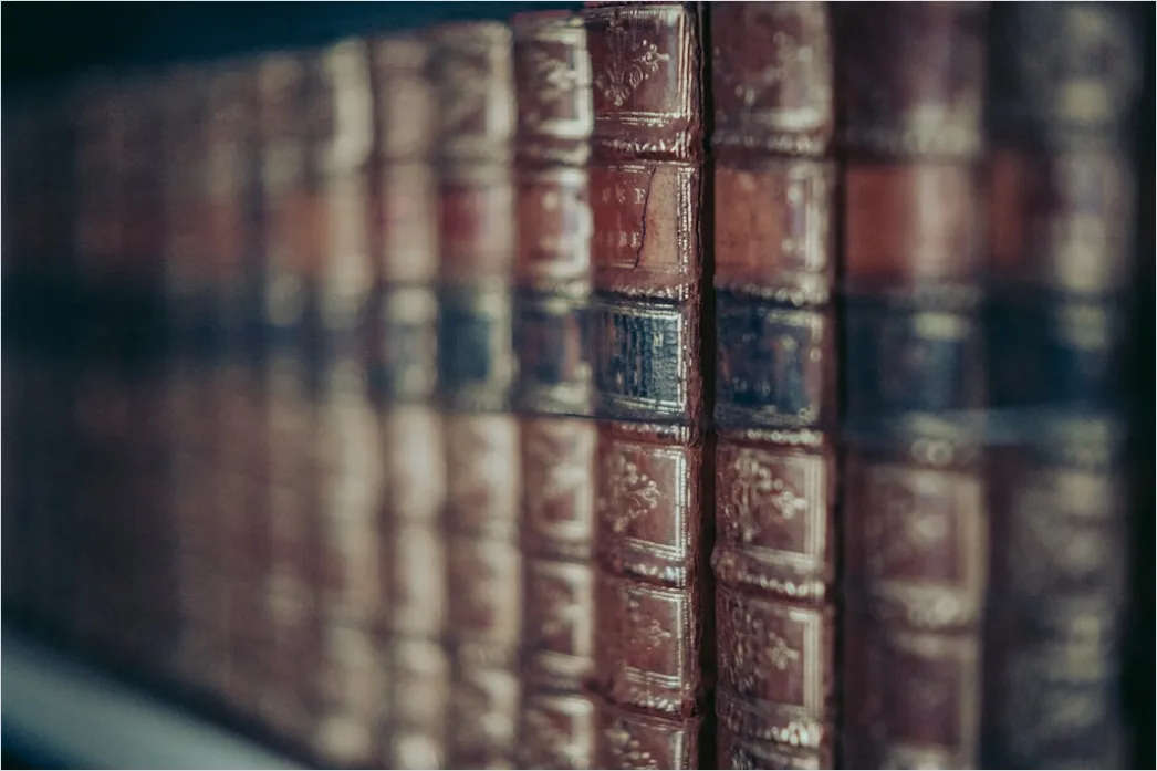 Detail Antiquariat Alte Bücher Lederrücken Detailaufnahme Number 15