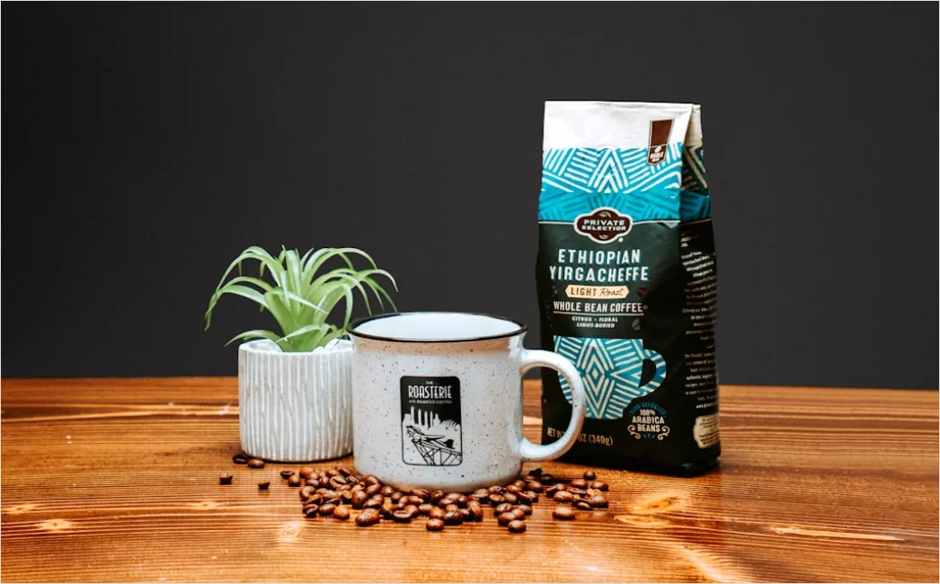Detail Artisan Coffee Packaging Design Flat Lay Foto Number 13