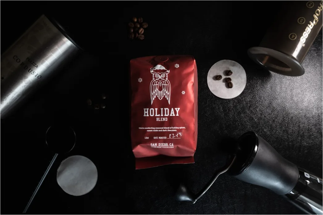 Detail Artisan Coffee Packaging Design Flat Lay Foto Number 16