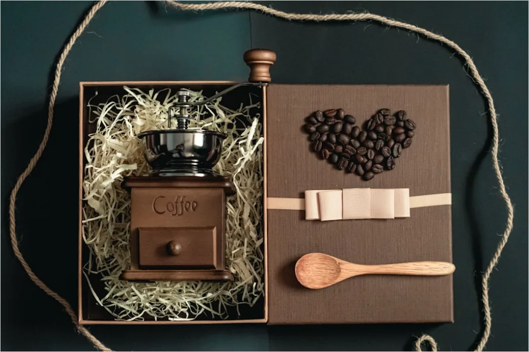 Detail Artisan Coffee Packaging Design Flat Lay Foto Number 3