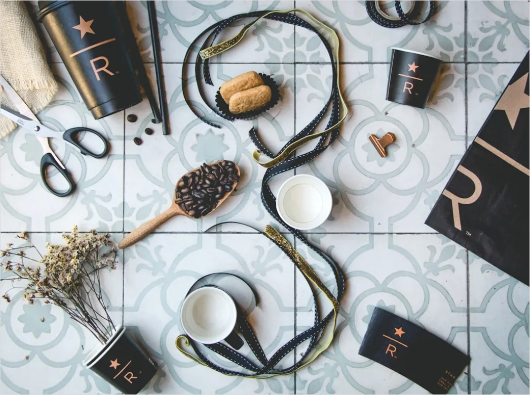 Detail Artisan Coffee Packaging Design Flat Lay Foto Number 4