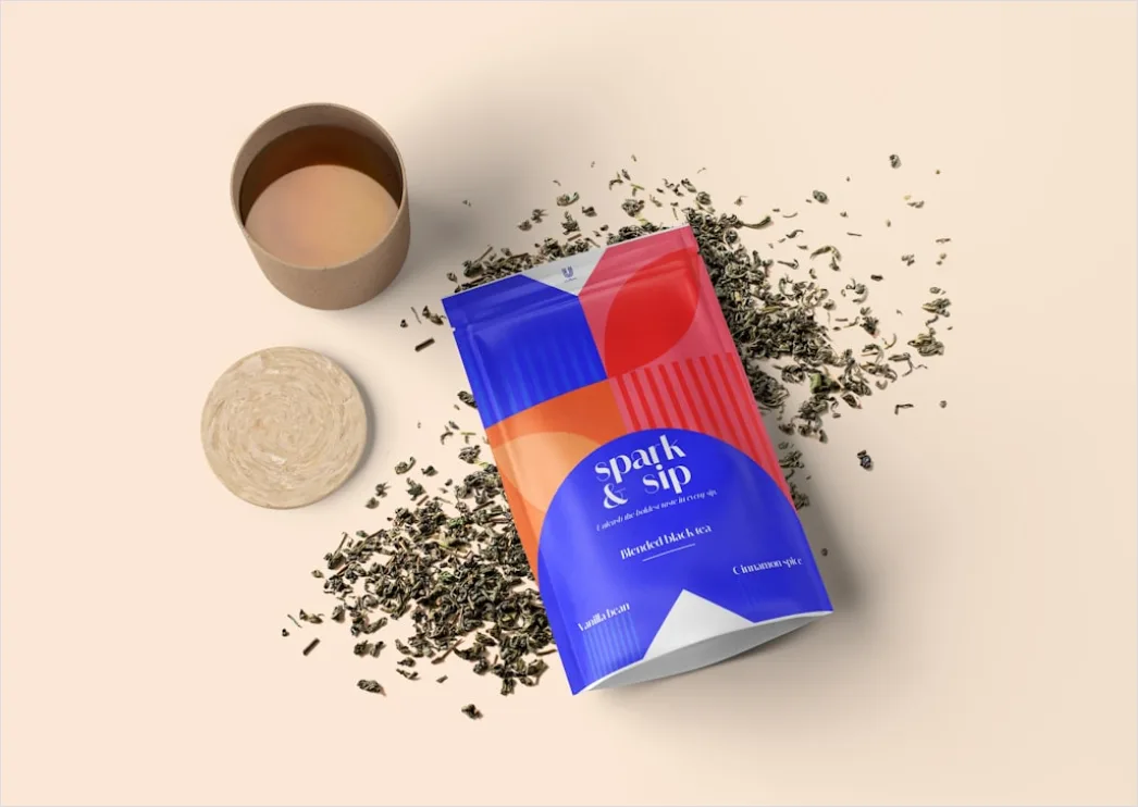 Detail Artisan Coffee Packaging Design Flat Lay Foto Number 10
