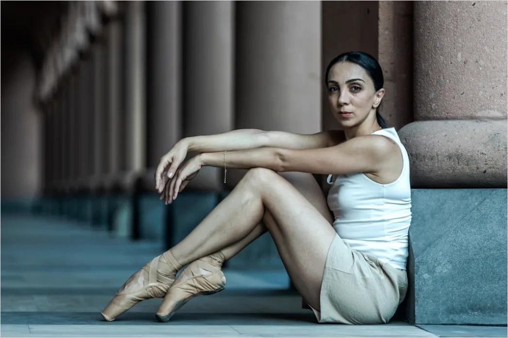 Detail Ballerinas Outfit Damen Sommer Street Foto Number 10