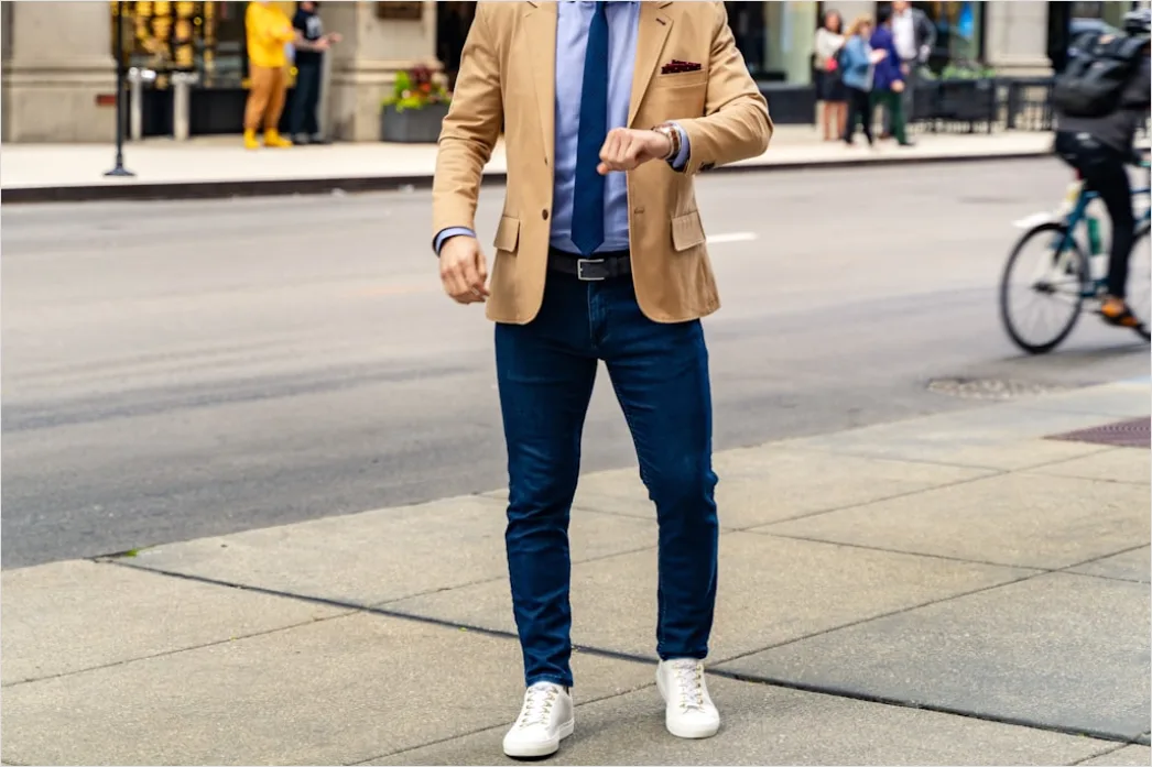 Blazer Outfit Mit Jeans Smart Casual Foto 72e5