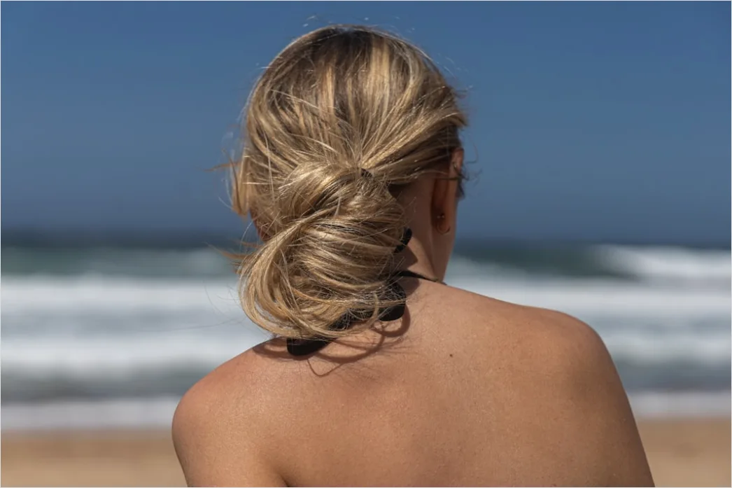 Detail Brautfrisur Low Bun Mit Schleier Foto Number 16