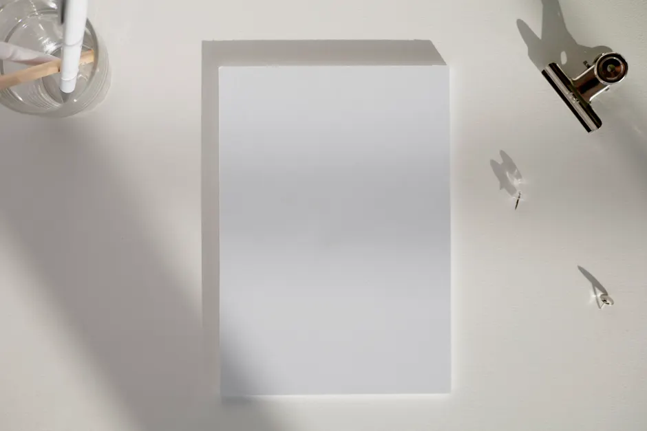 Detail Buchcover Design Mockup Auf Holztisch Flat Lay Number 20