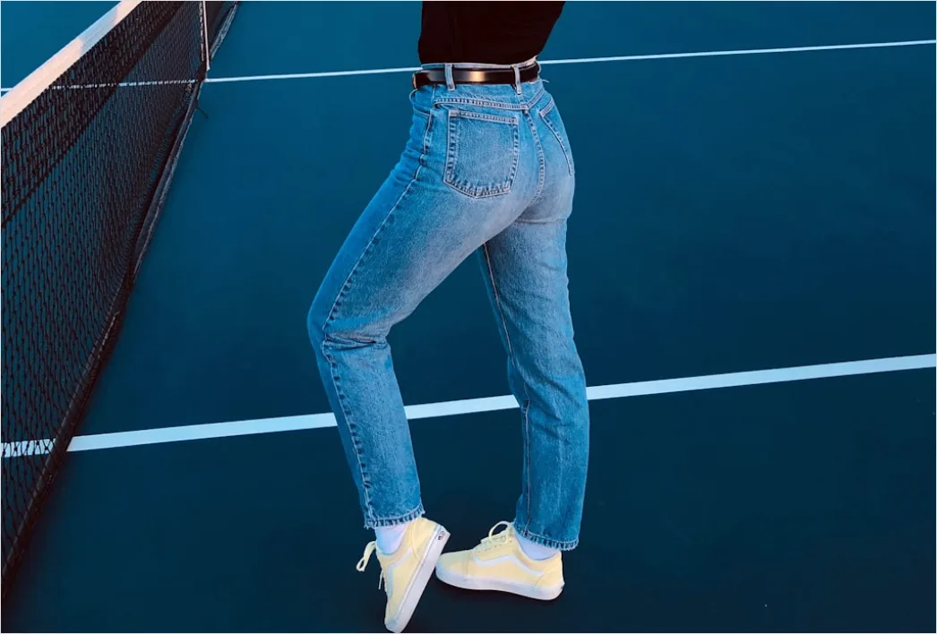 Curvy Jeans Outfit High Waist Foto F5be