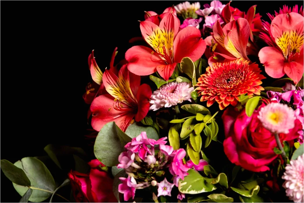 Floristik Kunst Bouquet Binden Nahaufnahme Foto 9dad