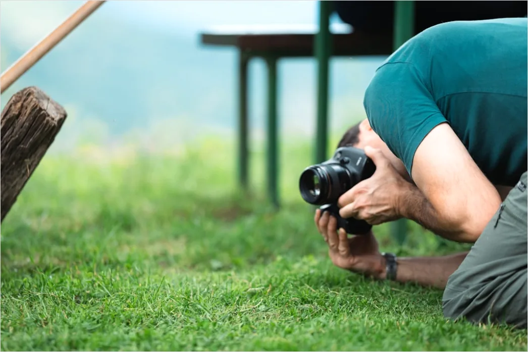 Detail Fotografie Workshop Outdoor Gruppe Mit Kamerataschen Foto Number 12