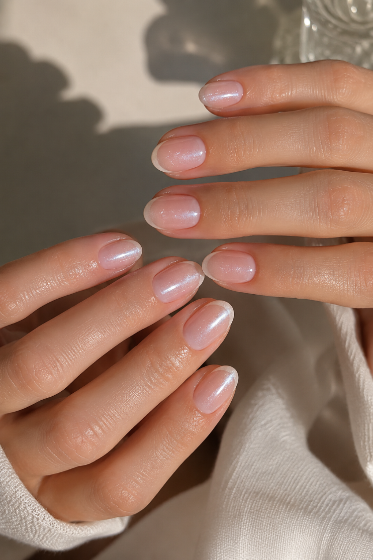 French Nails Modern Kurze Naegel Foto 26ba