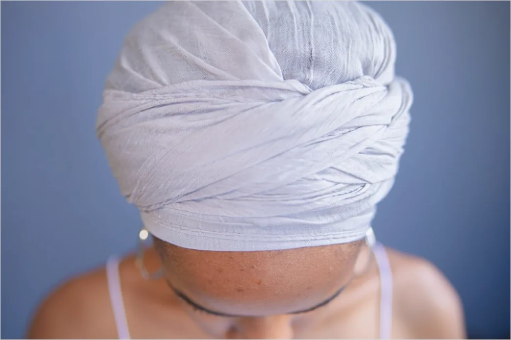 Haarmaske Einwirken Handtuch Turban Foto Bfdb