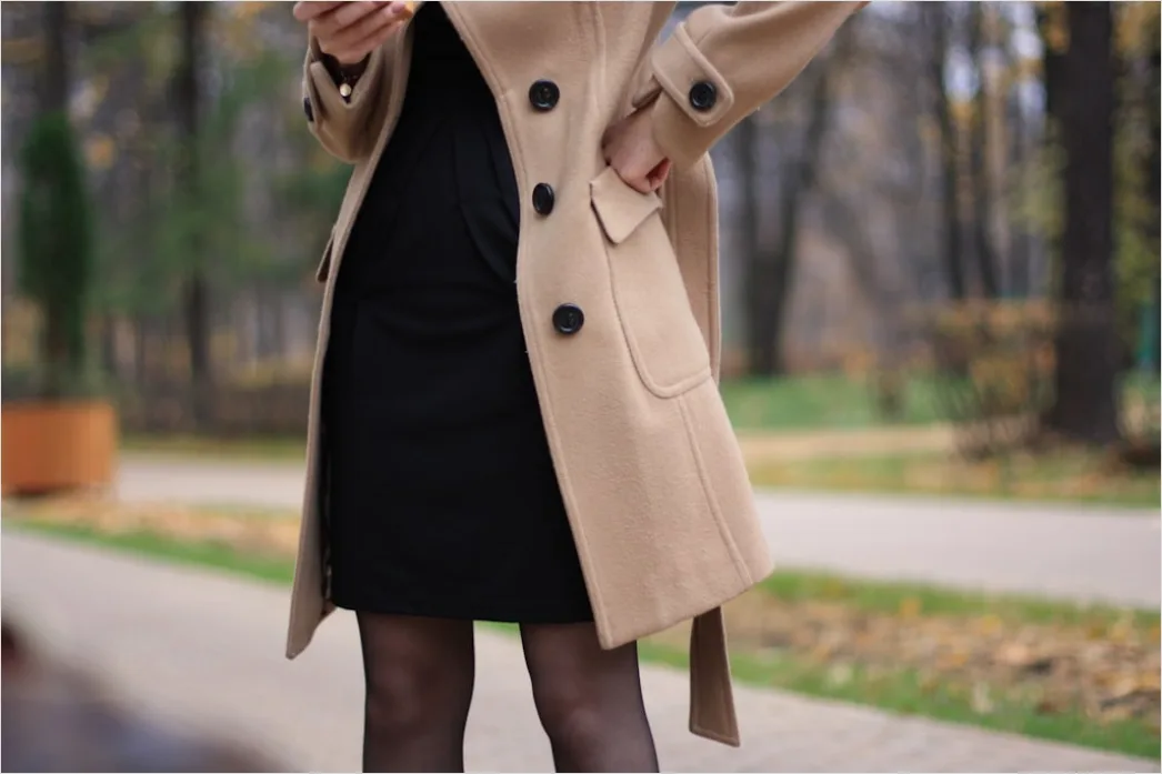 Detail Herbst Outfit Layering Mit Mantel Foto Number 12