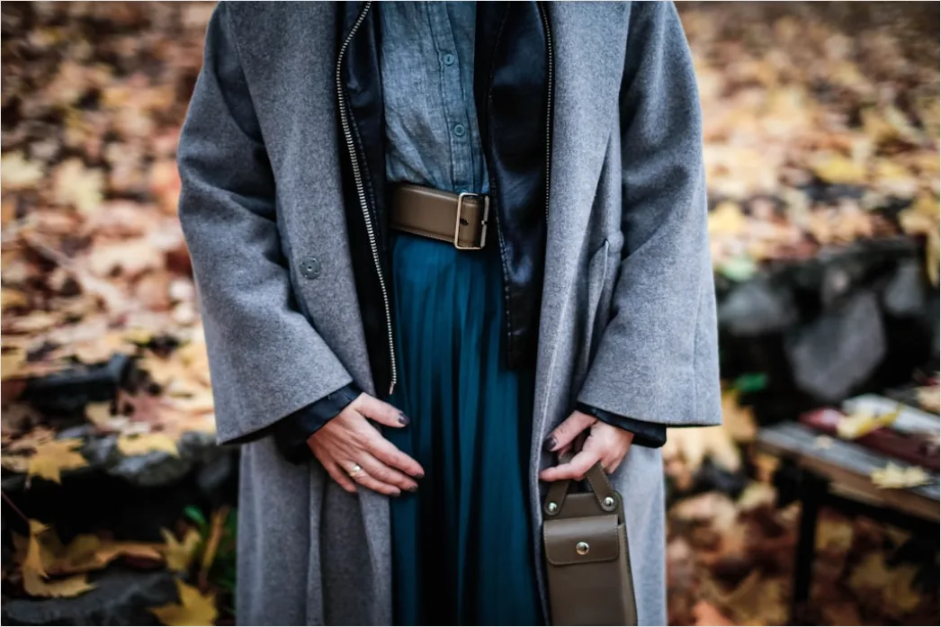 Detail Herbst Outfit Layering Mit Mantel Foto Number 13