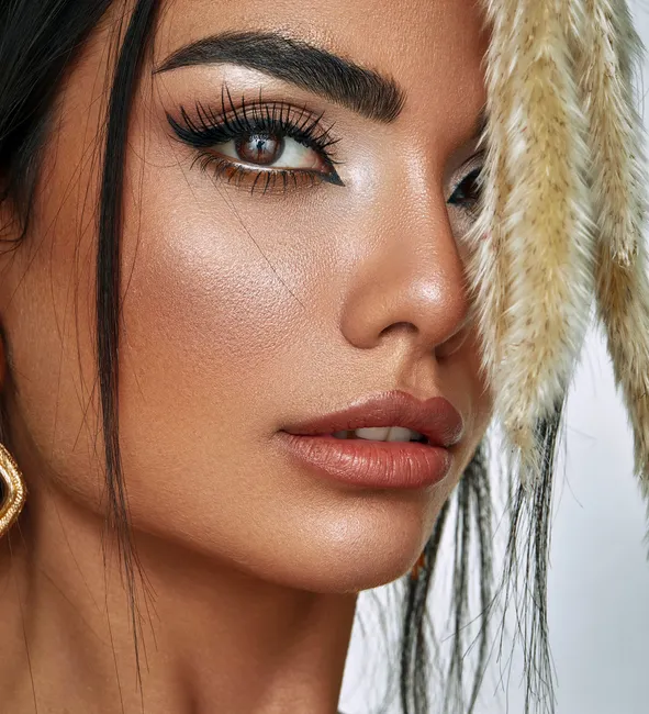 Detail Inner Corner Highlight Nahaufnahme Augen Make Up Number 14