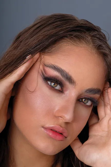 Detail Inner Corner Highlight Nahaufnahme Augen Make Up Number 6