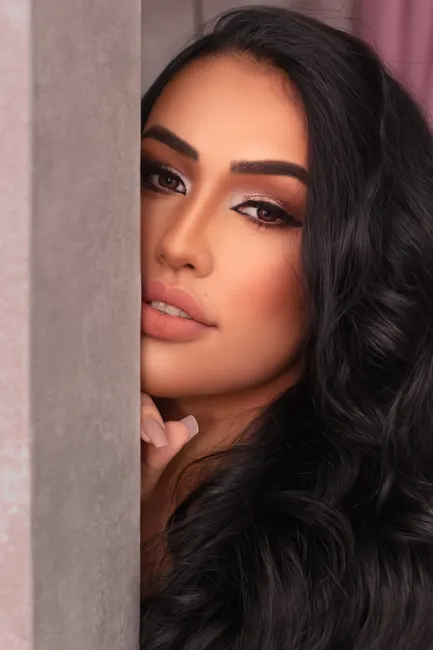 Detail Inner Corner Highlight Nahaufnahme Augen Make Up Number 8