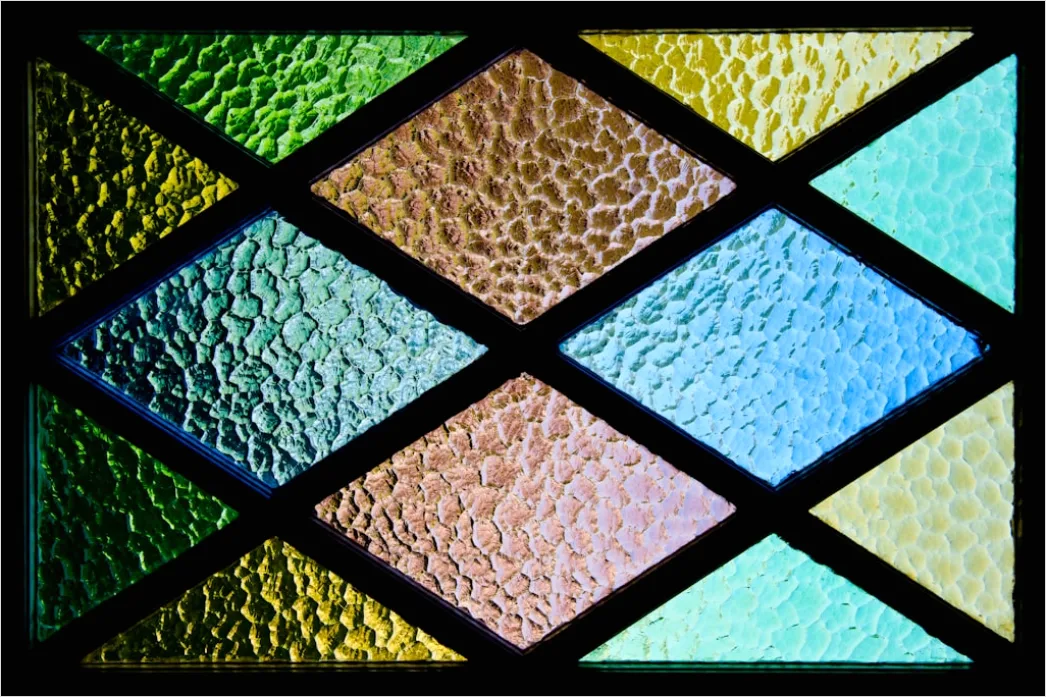 Kirchenfenster Buntglas Detailaufnahme Farben Foto 39da