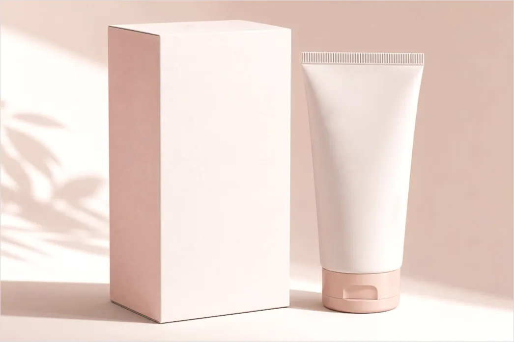 Detail Kosmetik Tube Mockup Neutraler Hintergrund Foto Number 18