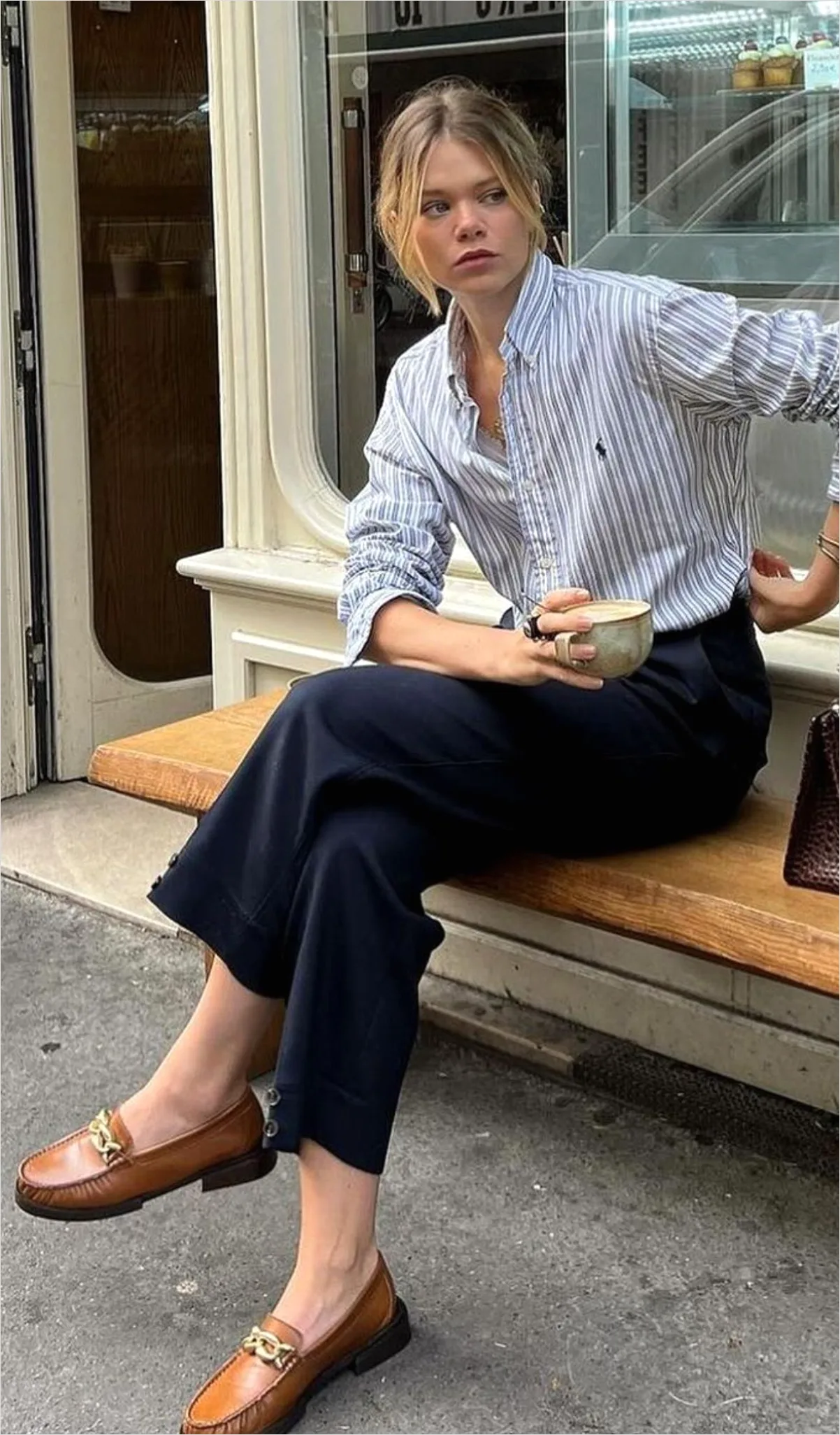 Loafers Outfit Damen Business Casual Foto B342