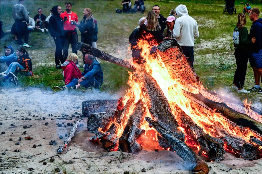 Detail Mittelalter Festival Lagerfeuer Zelte Atmosphäre Foto Number 5