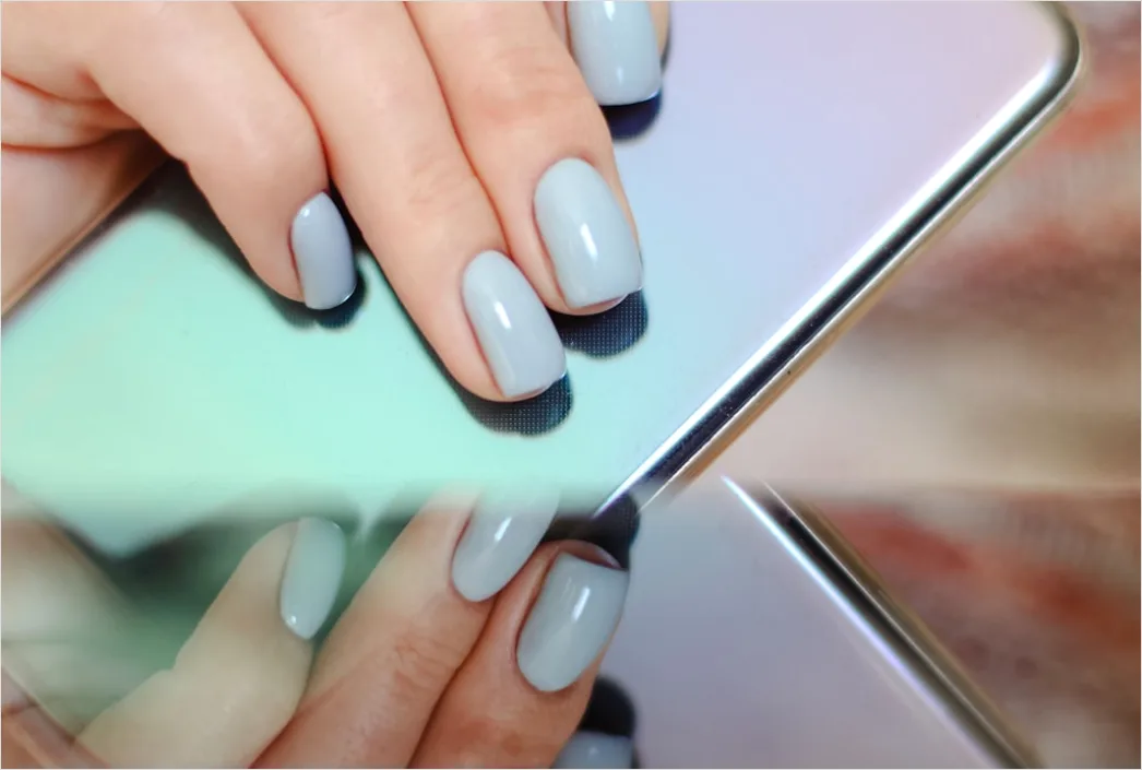 Nagellack Auftragen Ohne Streifen Nahaufnahme 761c