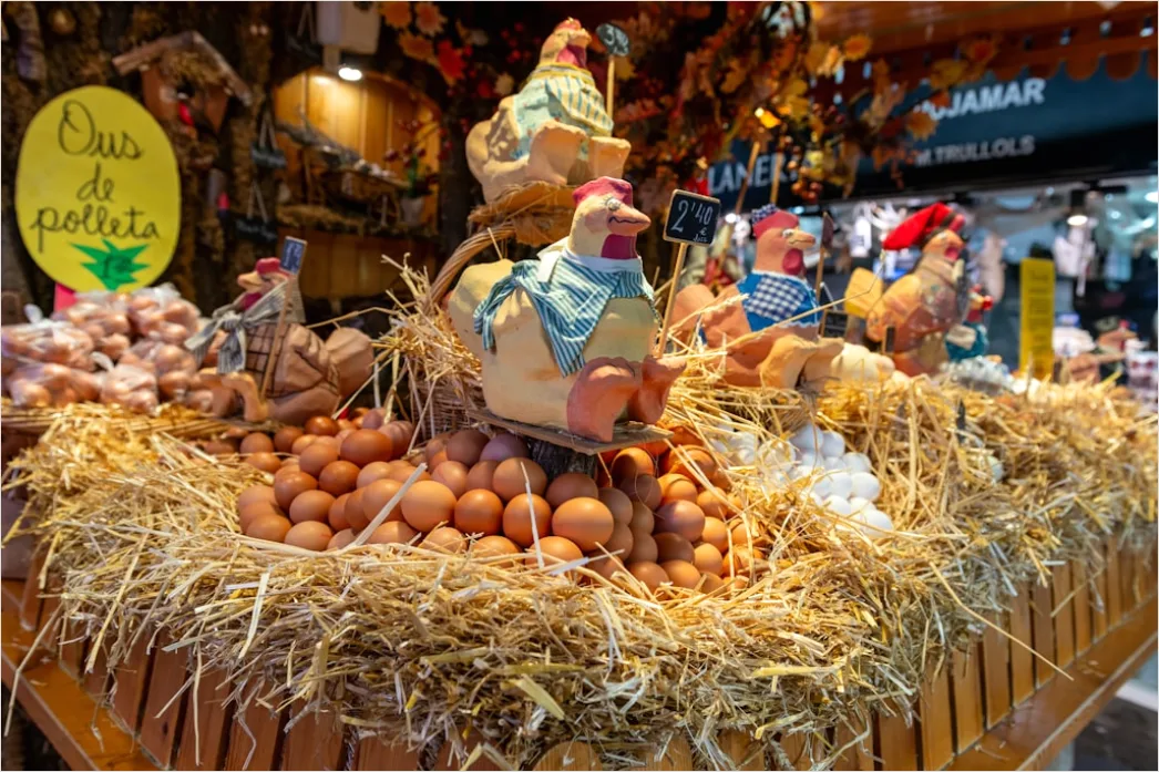 Osterbrunnen Fraenkische Tradition Geschmueckt Foto C214