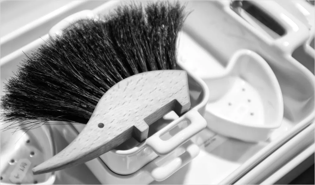 Detail Pinsel Set Im Becher Badezimmer Foto Number 11