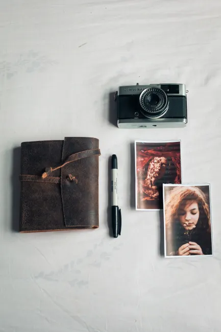 Reisekosmetiktasche Gepackt Flatlay Foto 9725