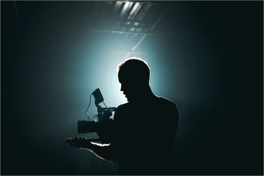 Detail Schauspieler Silhouette Im Rampenlicht Backstage Foto Number 6