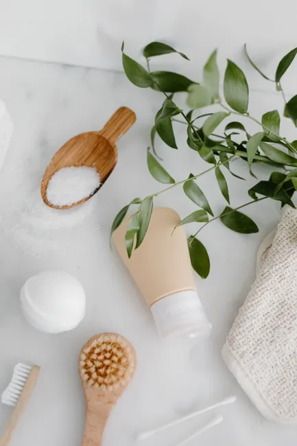 Detail Self Care Abend Kerzen Und Pflege Flatlay Foto Number 17