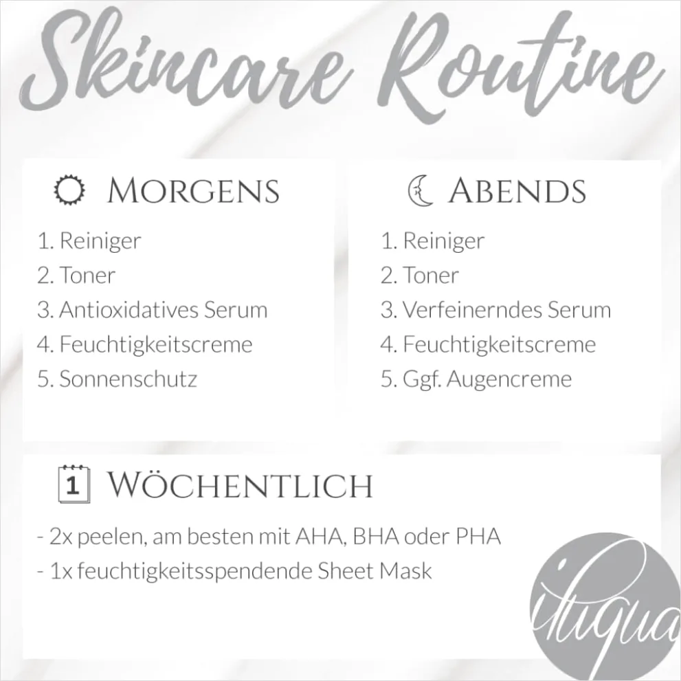 Skincare Routine Fuer Fettige Haut Mattierend Foto
