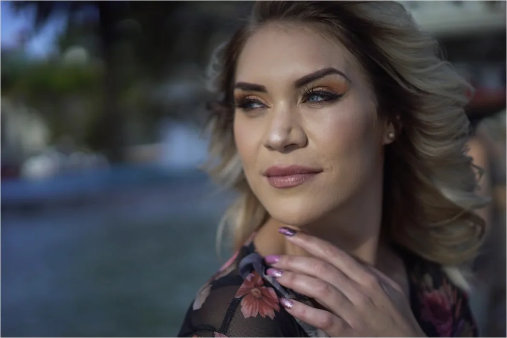 Soft Glam Make Up Look Abend Portraet Foto Cd5a