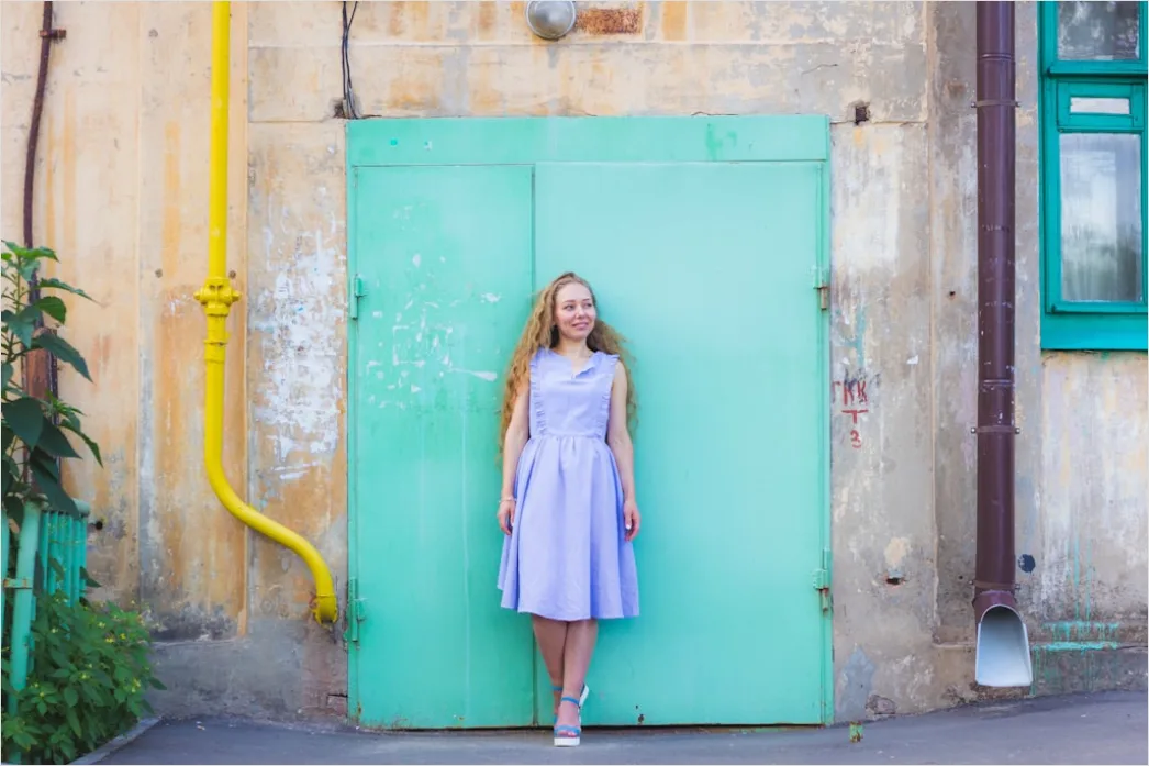 Sommerhochzeit Outfit Guest Pastel Foto 1d57