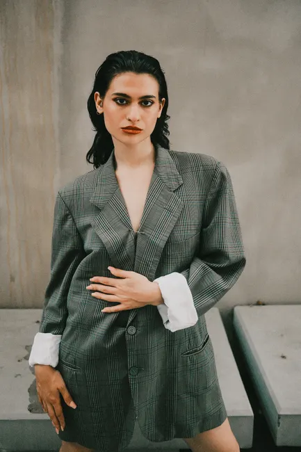 Streetstyle Outfit Herbst Oversize Blazer Foto Fcfe