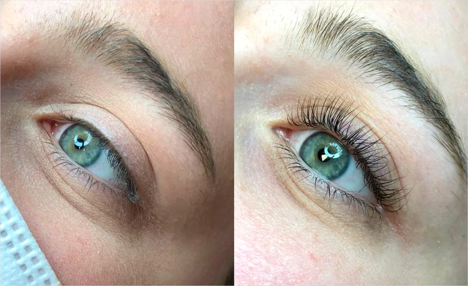 Detail Wimpern Lifting Vorher Nachher Foto Collage Number 7