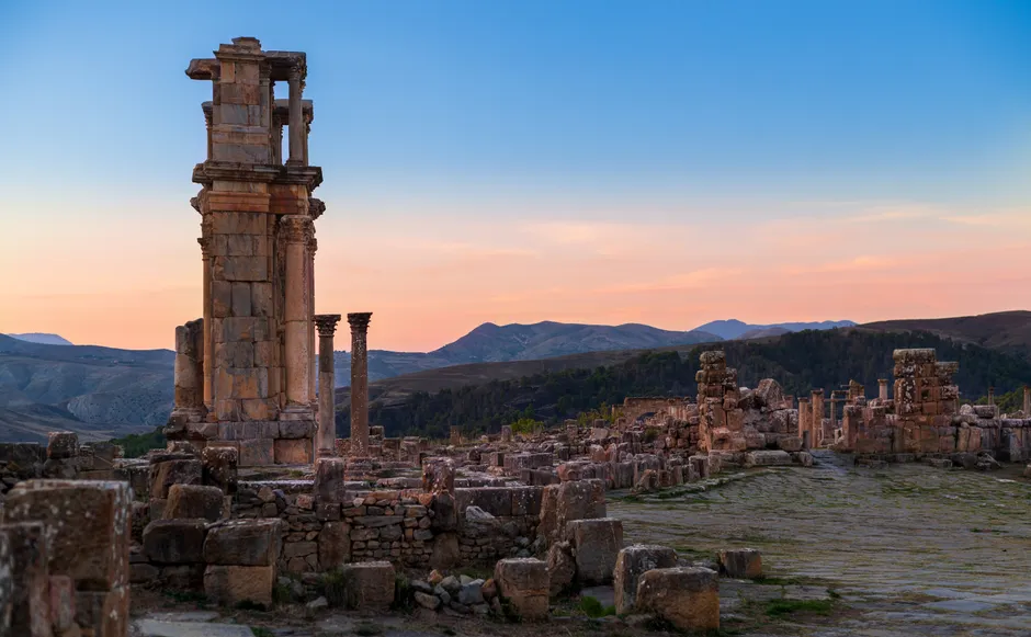 Detail Ancient Sacred Ruins At Dawn Photo Number 5