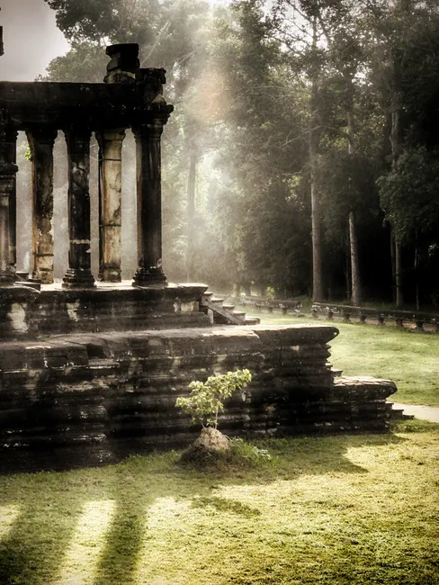 Detail Ancient Sacred Ruins At Dawn Photo Number 6