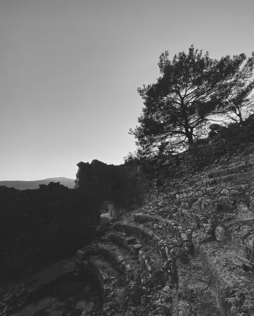 Detail Ancient Sacred Ruins At Dawn Photo Number 9