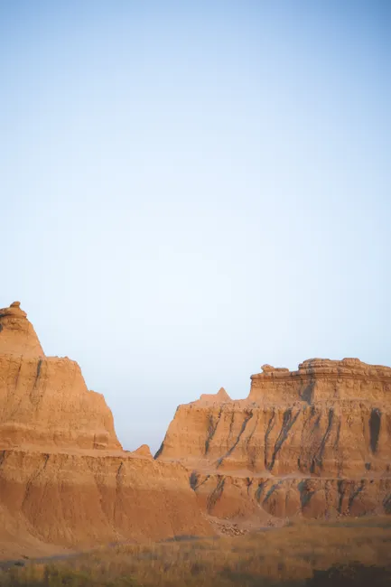 Detail Badlands Landscape Sunrise Photo Number 2