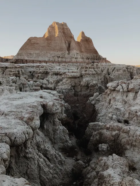 Detail Badlands Landscape Sunrise Photo Number 3